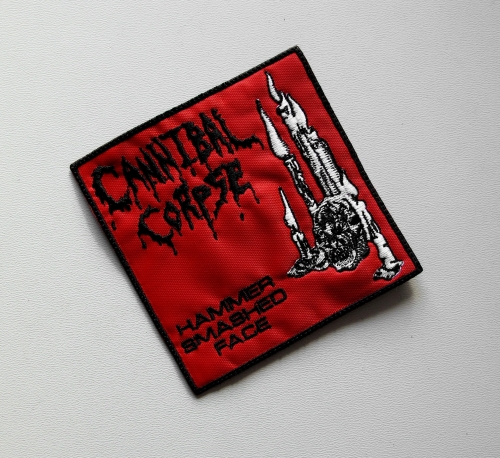 CANNIBAL CORPSE - Hammer Smashed Face -- Embroidered Patch.JPG