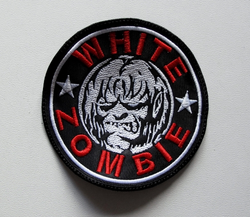 WHITE ZOMBIE - Logo -- Embroidered Patch.JPG