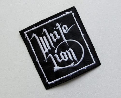 WHITE LION - Logo -- Embroidered Patch.JPG