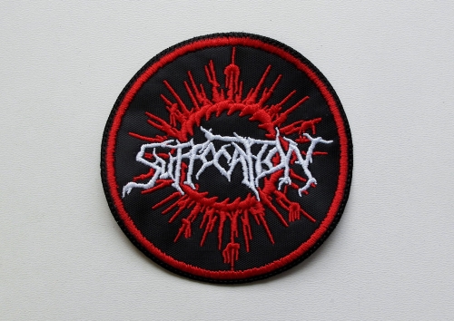 SUFFOCATION - Logo Circle -- Embroidered Patch.JPG