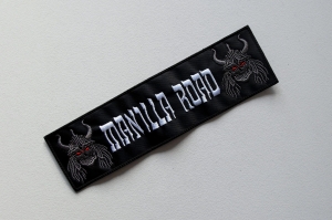 Naszywka Haftowana MANILLA ROAD - Black Skulls Strip