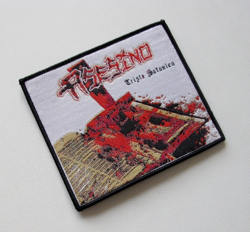 ASESINO - Tristo Satanico [black outline] -- Woven Patch.JPG