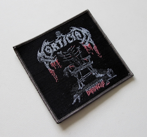MORTICIAN - Hacked Up For Barbecue -- Woven Patch.JPG