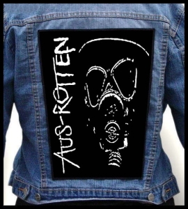 AUS-ROTTEN - Gas Mask -- Backpatch