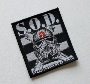 S.O.D. - Stormtroopers Of Darth [black outline] -- Woven Patch