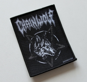 CHAIN WOLF -- Woven Patch
