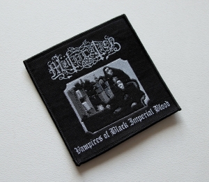 MUTIILATION - Vampires of Black Imperial Blood [black outline] -- Woven Patch