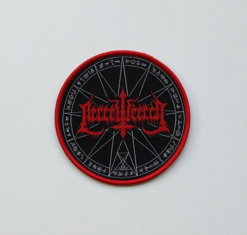 NECROWRETCH - Black Circle -- Woven Patch.JPG