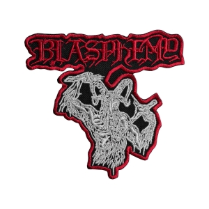Naszywka BLASPHEMY - Live Ritual - Czerwony -  [ termiczna]