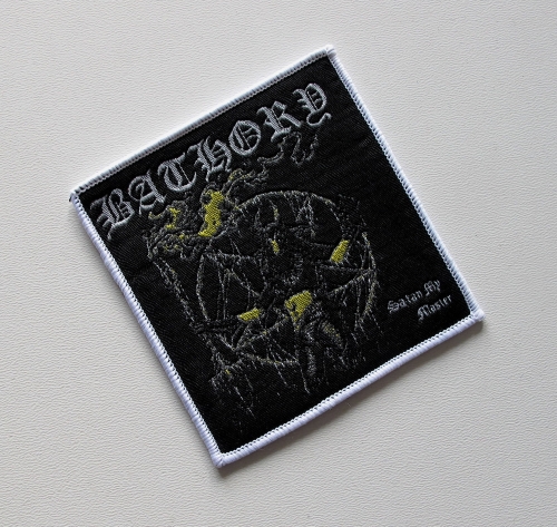 BATHORY - Satan My Master -- Woven Patch.JPG