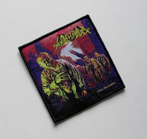 TOXIC HOLOCAUST - Hell On Earth -- Woven Patch.JPG