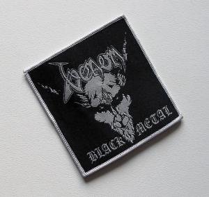 Naszywka VENOM - Black Metal [white outline]