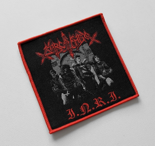 SARCOFAGO - I.N.R.I. -- Woven Patch.JPG