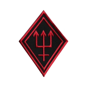 WATAIN - SIGN RED [ iron on] -- Embroidered Patch