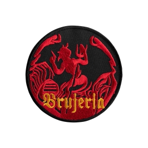 BRUJERIA - DEVIL [iron on] -- Embroidered Patch