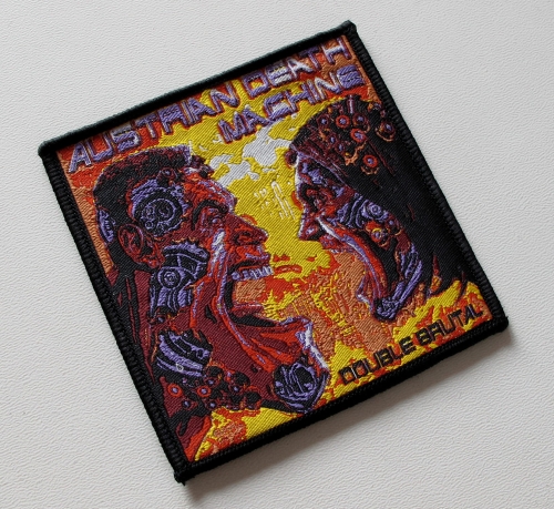 AUSTRIAN DEATH MACHINE - Double Brutal [black outline] -- Woven Patch.JPG