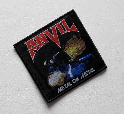 ANVIL - Metal On Metal -- Woven Patch.JPG