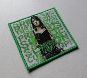BRING ME THE HORIZON - Suicide Season Cut Up [green outline] -- Woven Patch