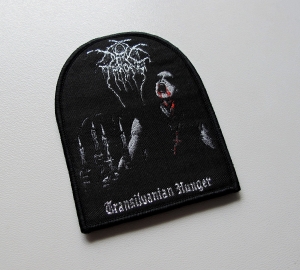 DARKTHRONE - Transilvanian Hunger [black outline] -- Woven Patch