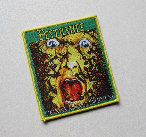 PESTILENCE - Consuming Impulse -- Woven Patch.JPG
