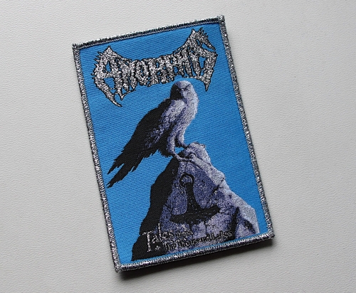 AMORPHIS - Tales From The Thousand Lakes [silver outline] -- Woven Patch.JPG