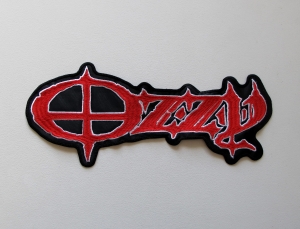 OZZY OSBOURNE - Logo Red/White -- Embroidered Backpatch