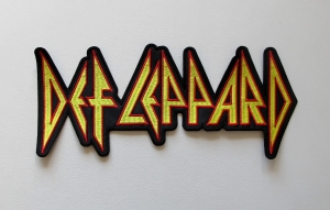 DEF LEPPARD - Logo Red/Yellow -- Embroidered Backpatch