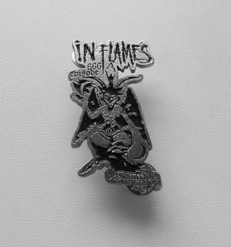IN FLAMES - Episode 666 -- metal pin.JPG