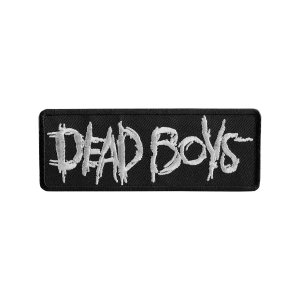 Naszywka THE DEAD BOYS - LOGO WHITE [termiczna] 