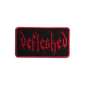 Naszywka DEFLESHED - LOGO RED [termiczna]