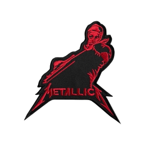 METALLICA - JAMES HETFIELD RED [iron on] -- Embroidered Patch