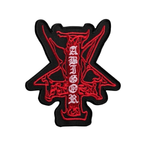 ABIGOR - Logo Red [iron on] -- Embroidered Patch