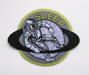 SLEEP - Astronaut [Laser Cut] -- Woven Patch