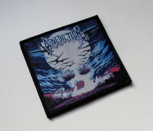 Naszywka BENEDICTION - Dark Is the Season [black outline]