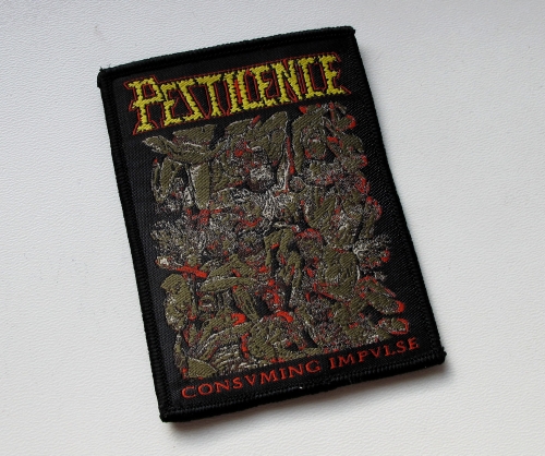 PESTILENCE - Consuming Impulse -- Woven Patch.JPG
