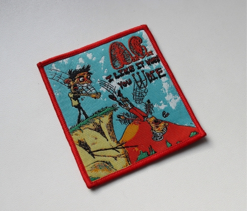 ANAL CUNT - I Like It When You Die [red outline] -- Woven Patch.JPG