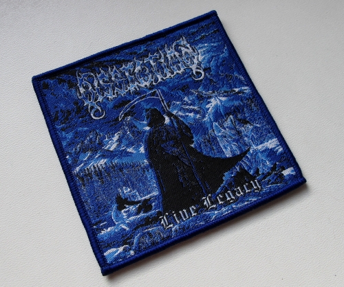 DISSECTION - Live Legacy [blue outline] -- Woven Patch.JPG