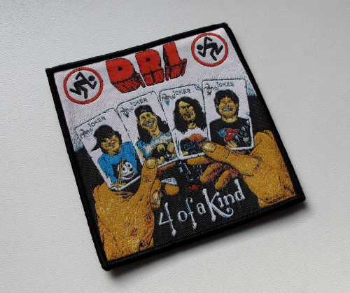 D.R.I. - 4 of a Kind -- Woven Patch.JPG