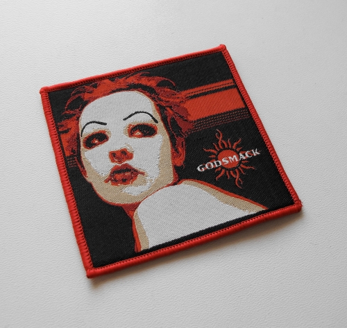 GODSMACK - Debut Album [red outline] -- Woven Patch.JPG