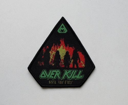 OVERKILL - Feel The Fire -- Woven Patch.jpg