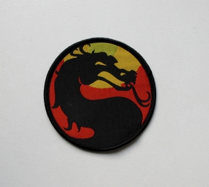 MORTAL KOMBAT - Logo -- Woven Patch