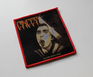 CANCER - To The Gory End -- Woven Patch