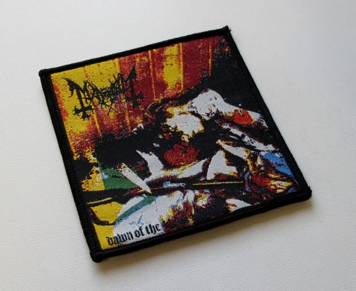 MAYHEM - Dawn Of The Black Hearts -- Woven Patch.JPG