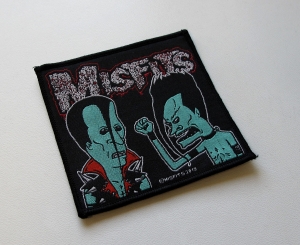 MISFITS - Beavis and Butt-Head Mashup -- Woven Patch