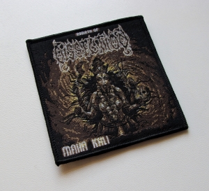DISSECTION - Maha Kali [black outline] -- Woven Patch