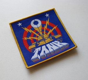 Naszywka TANK - Logo Art [gold outline]