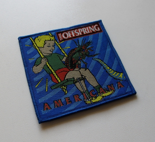 THE OFFSPRING - Americana [blue outline] -- Woven Patch.JPG