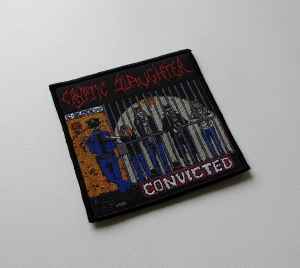 CRYPTIC SLAUGHTER - Convicted -- Woven Patch