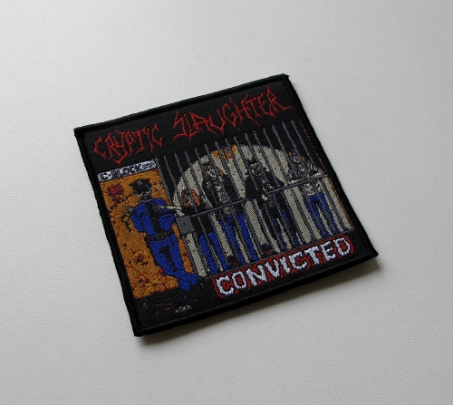 CRYPTIC SLAUGHTER - Convicted -- Woven Patch.JPG