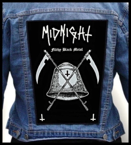 MIDNIGHT - Filthy Black Metal -- Backpatch